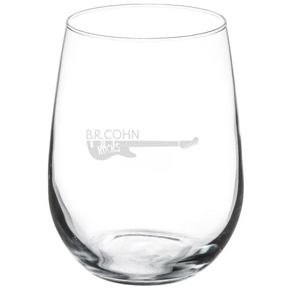 17 Oz. Stemless Wine Glass Customized with your Brand or Logo