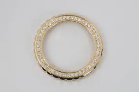 18K Yellow Gold Diamond Bezel 48 Diamonds 1.92ctw for Chanel J12 Watch (27.3g)