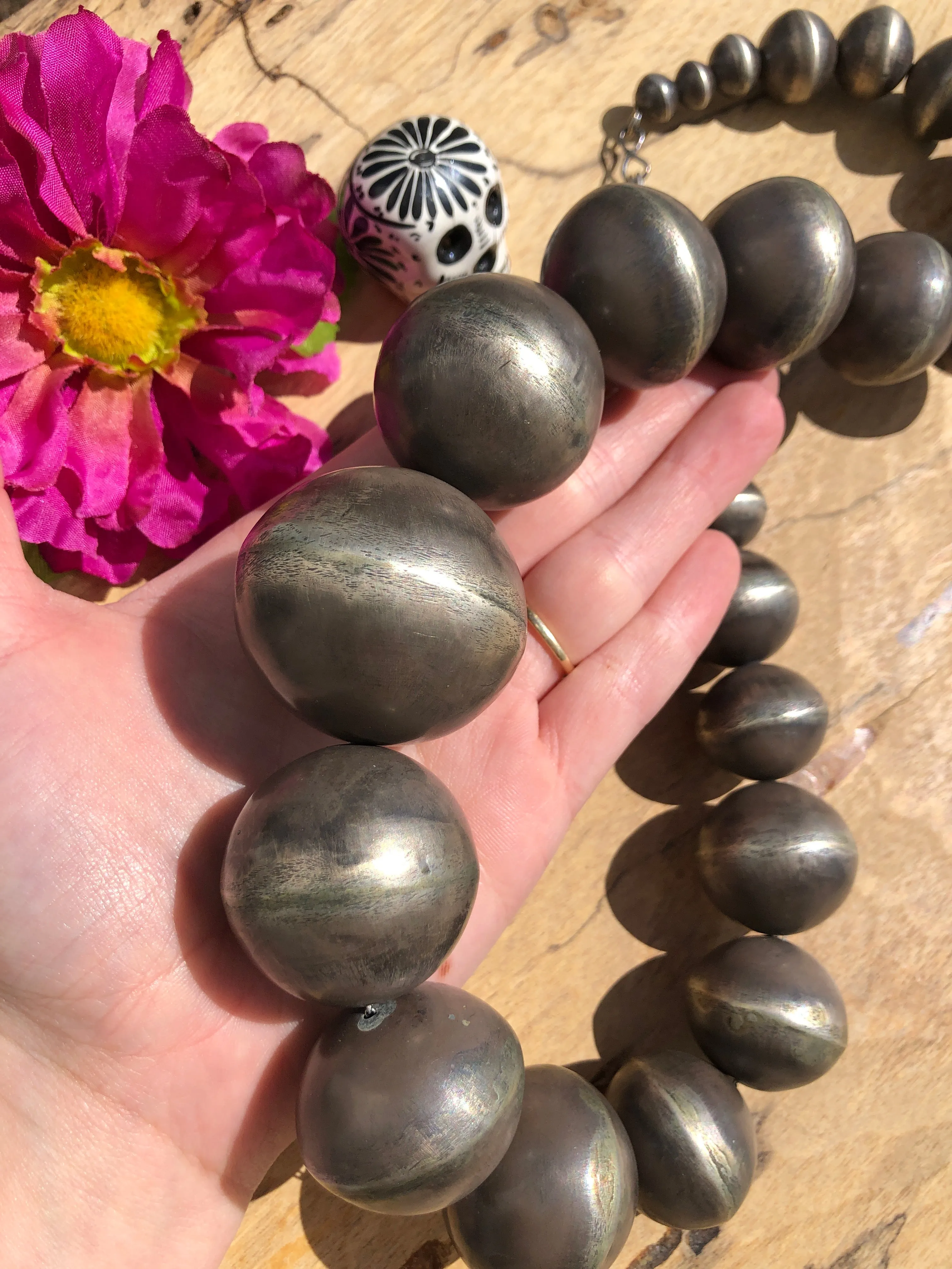 21” Ginormous Navajo Pearls Set