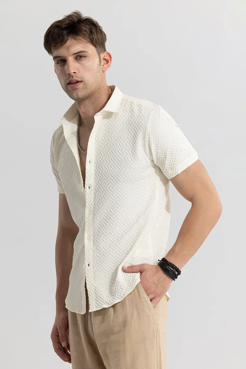 Airy Allure Cream Shirt