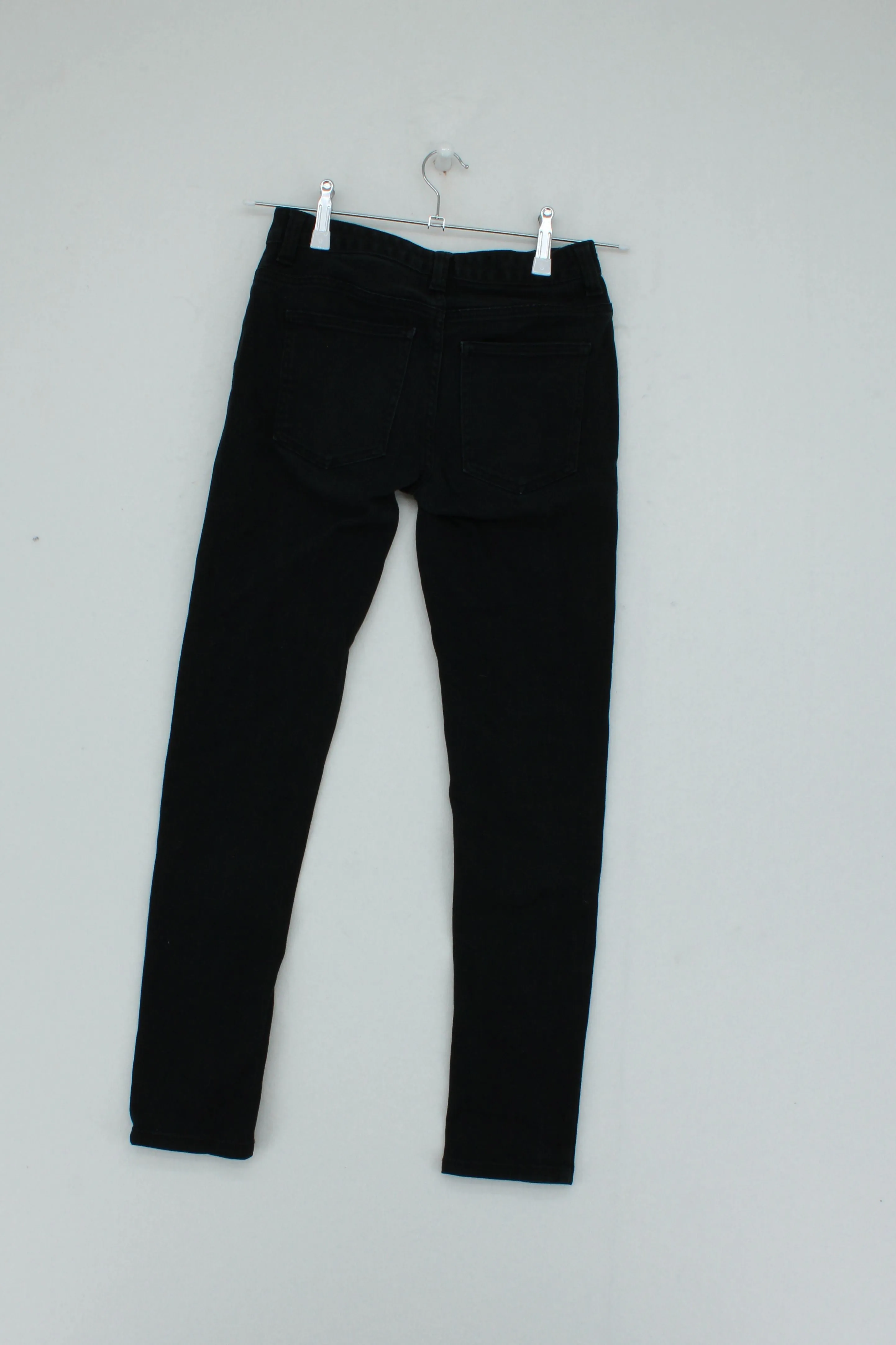 & Denim Women's Jeans W 28 in; L 32 in Black 100% Cotton