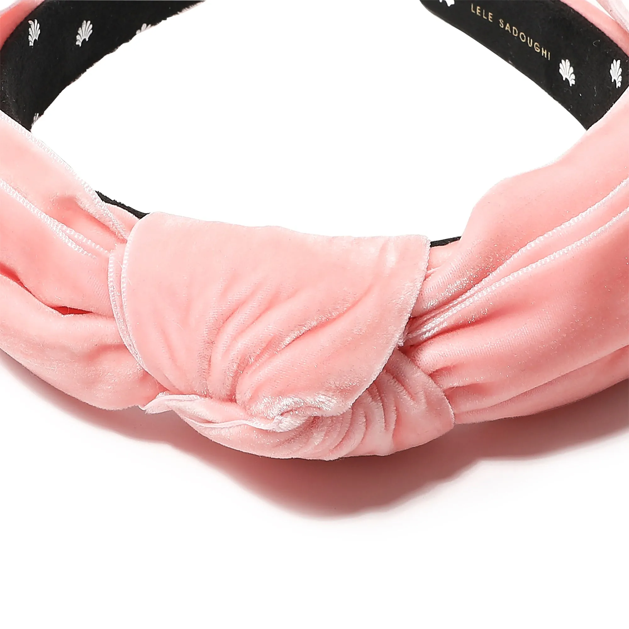 BLUSH SHIRLEY WIDE RIBBON HEADBAND