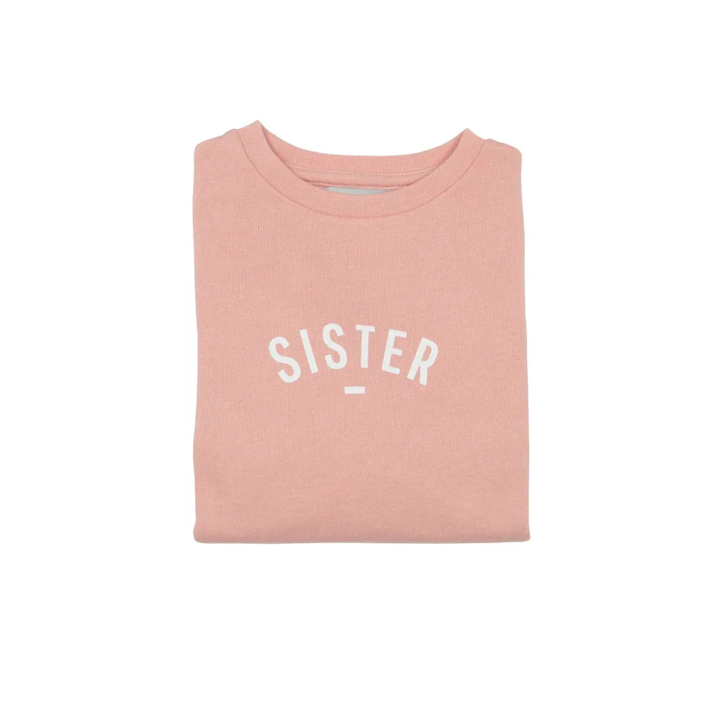 Bob & Blossom- Blush Pink  Sister Sweatshirt