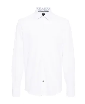 BOSS plain cotton shirt