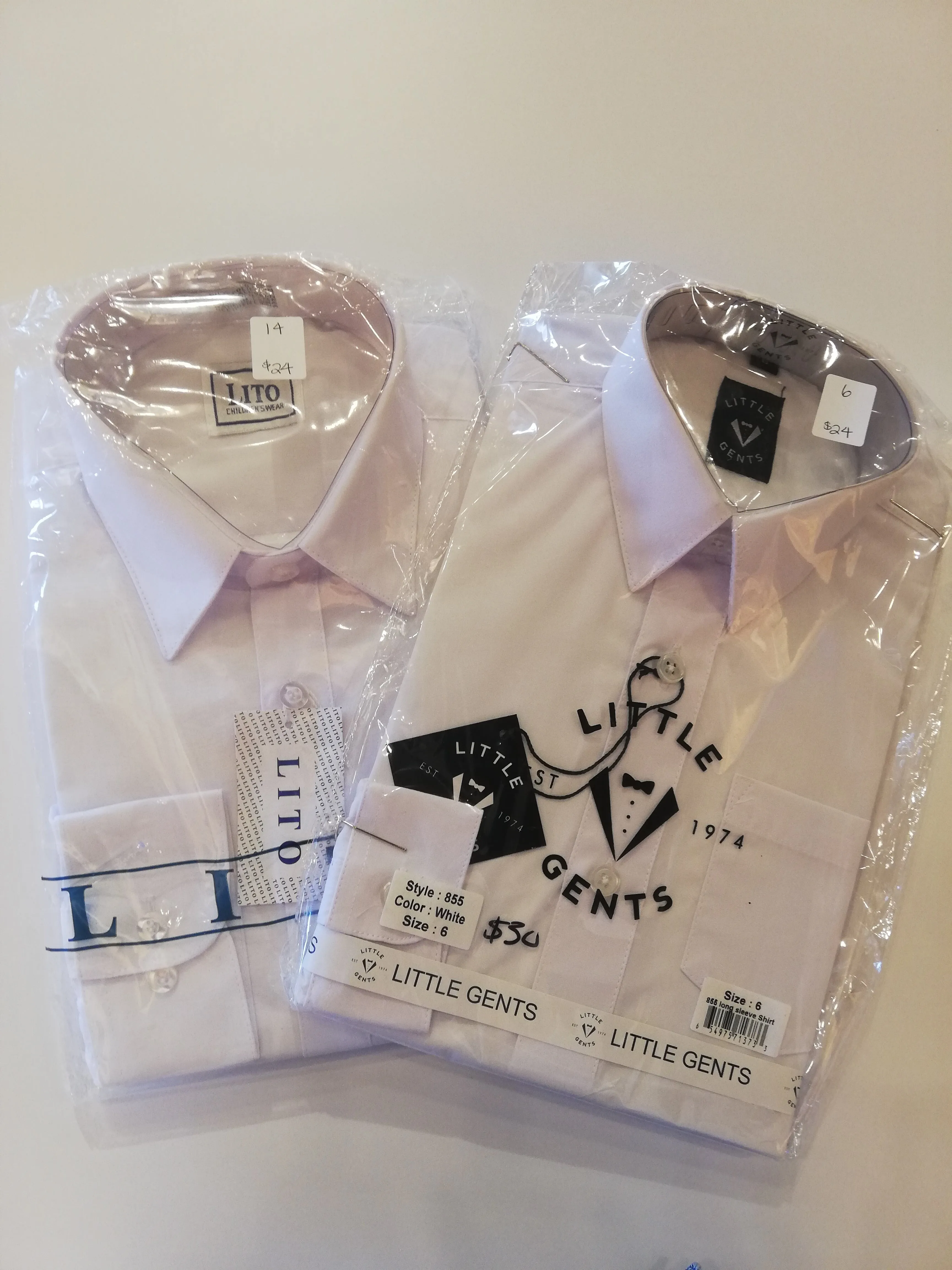 Boys White Dress Shirt