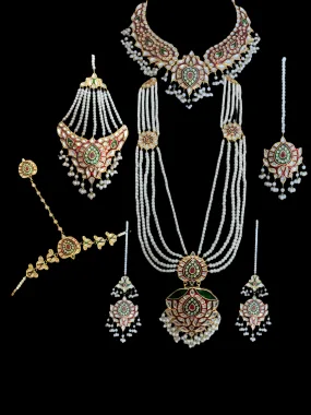 BR2 Nida  Kundan bridal set ( READY TO SHIP )