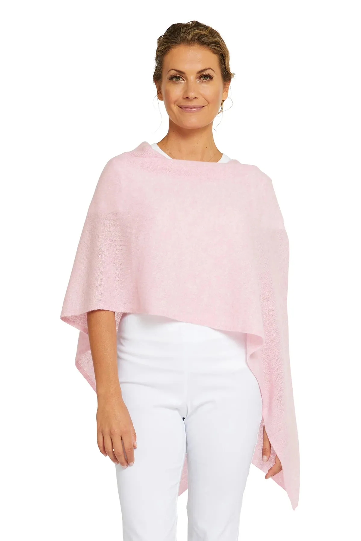 Cashmere Topper - Pink Swirl