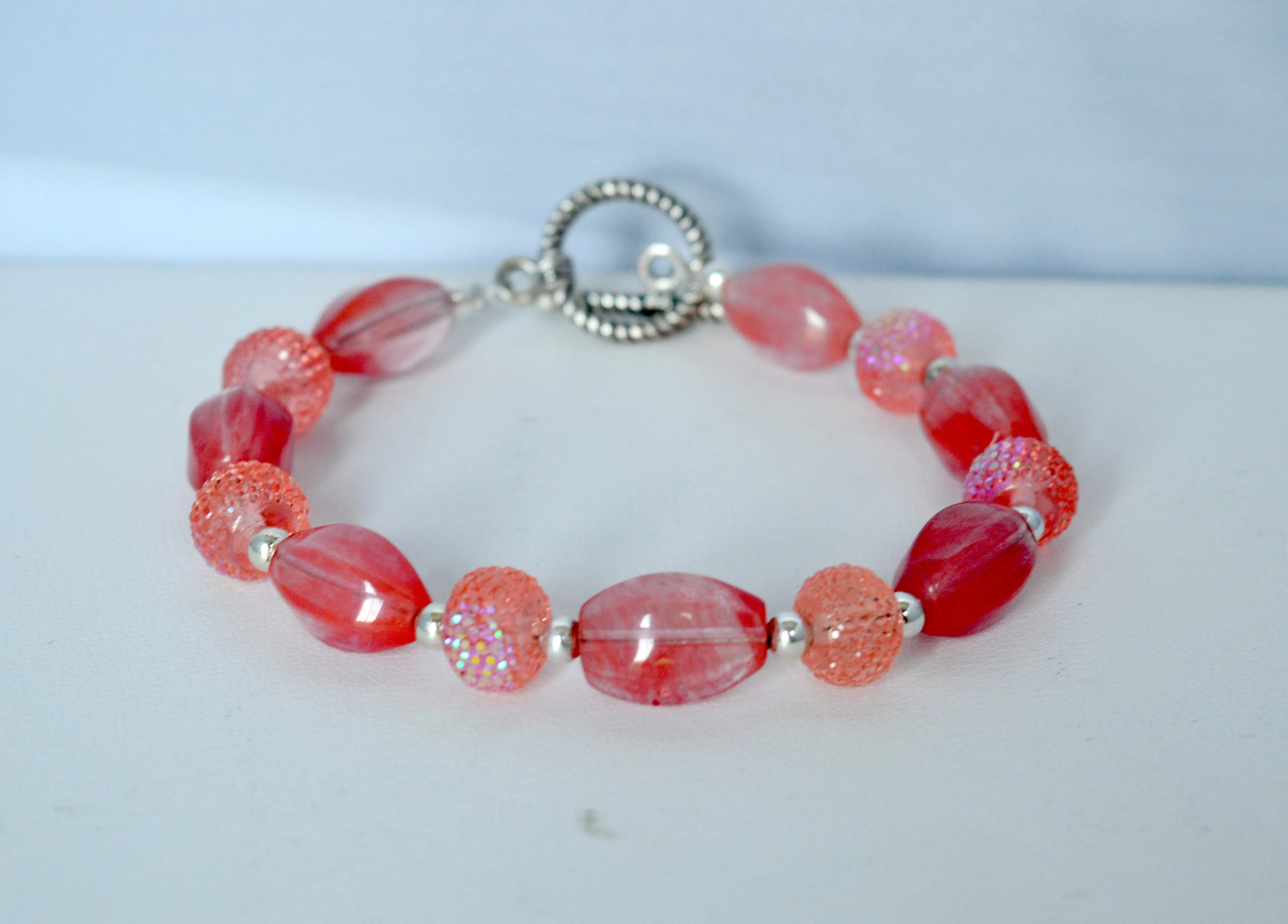 Cherry Quartz Bracelet