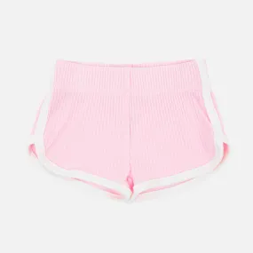 Cozy Two Tone Shorts - Pink Lemonade