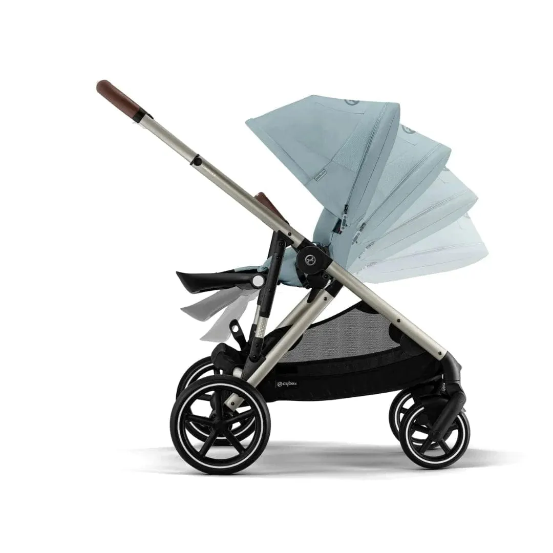 Cybex Gazelle S, Cloud G Travel System - Taupe / Sky Blue