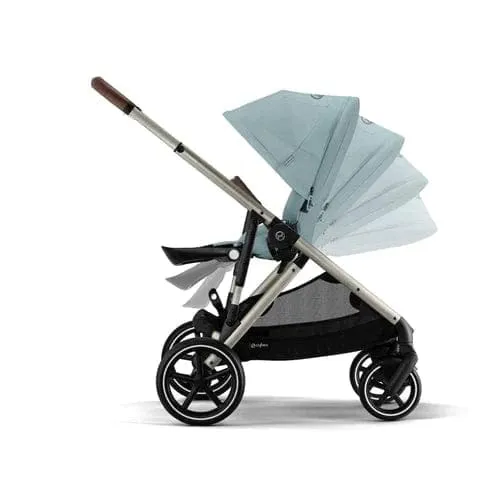 Cybex Gazelle S, Cloud G Travel System - Taupe / Sky Blue