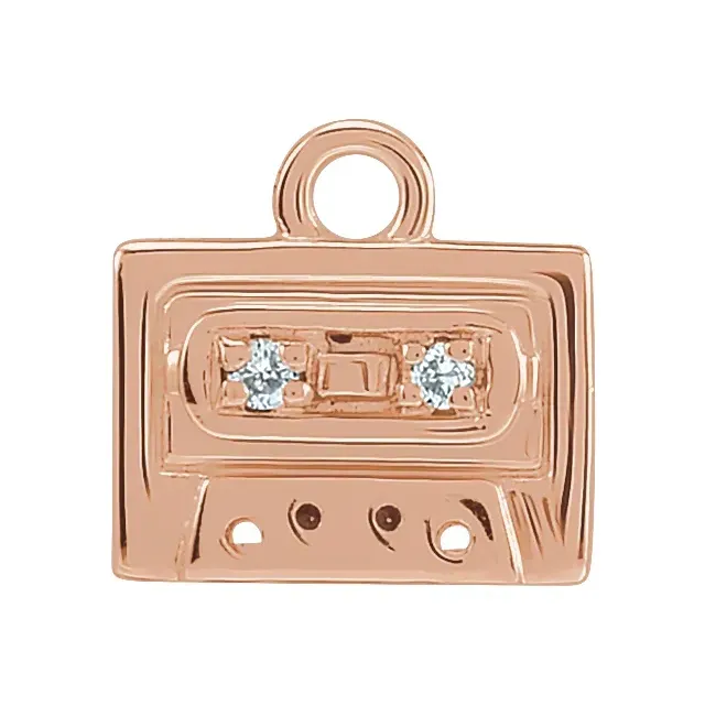 Diamond Cassette Dangle