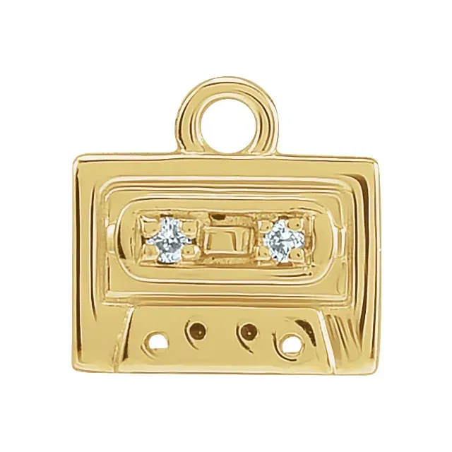 Diamond Cassette Dangle