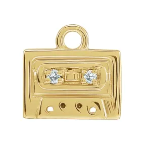 Diamond Cassette Dangle