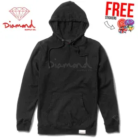 Diamond Supply Co. Tonal Brilliant Hoody, Black