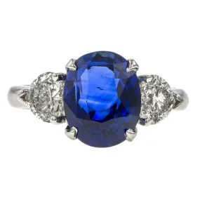 Estate Sapphire & Diamond Ring, 5.15ct