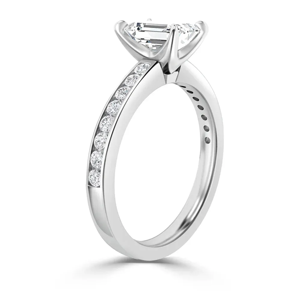 Eva - 18ct White Gold - Emerald