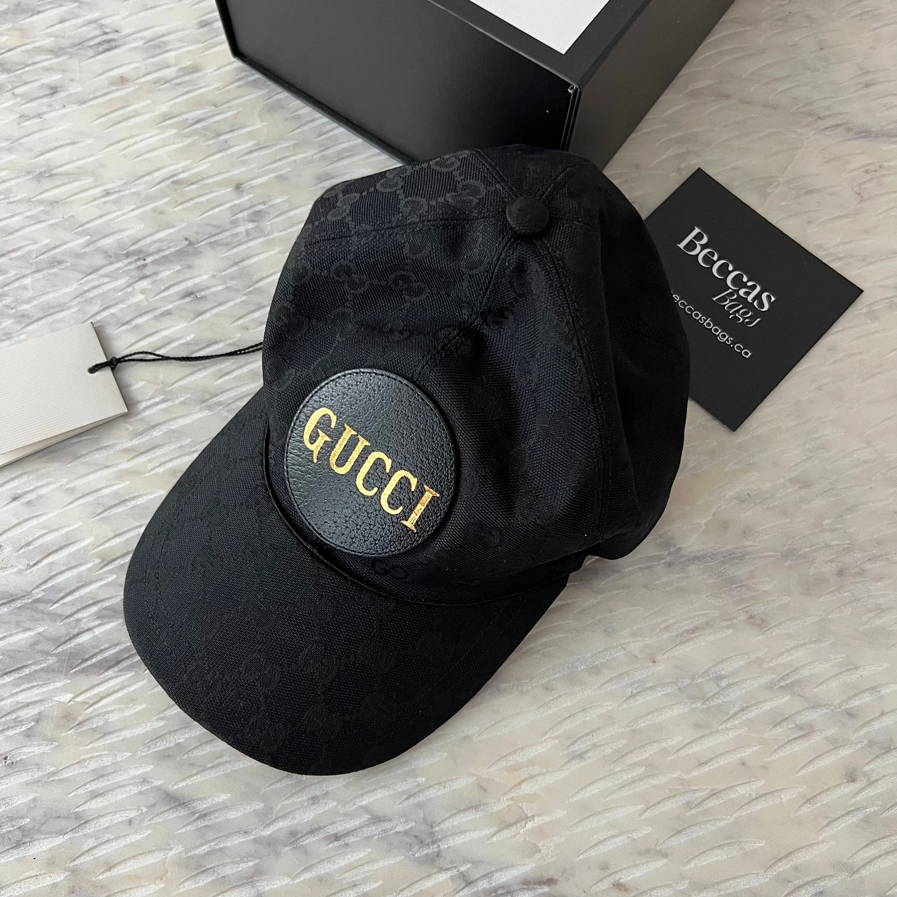 GUCCI GG CANVAS BASEBALL HAT