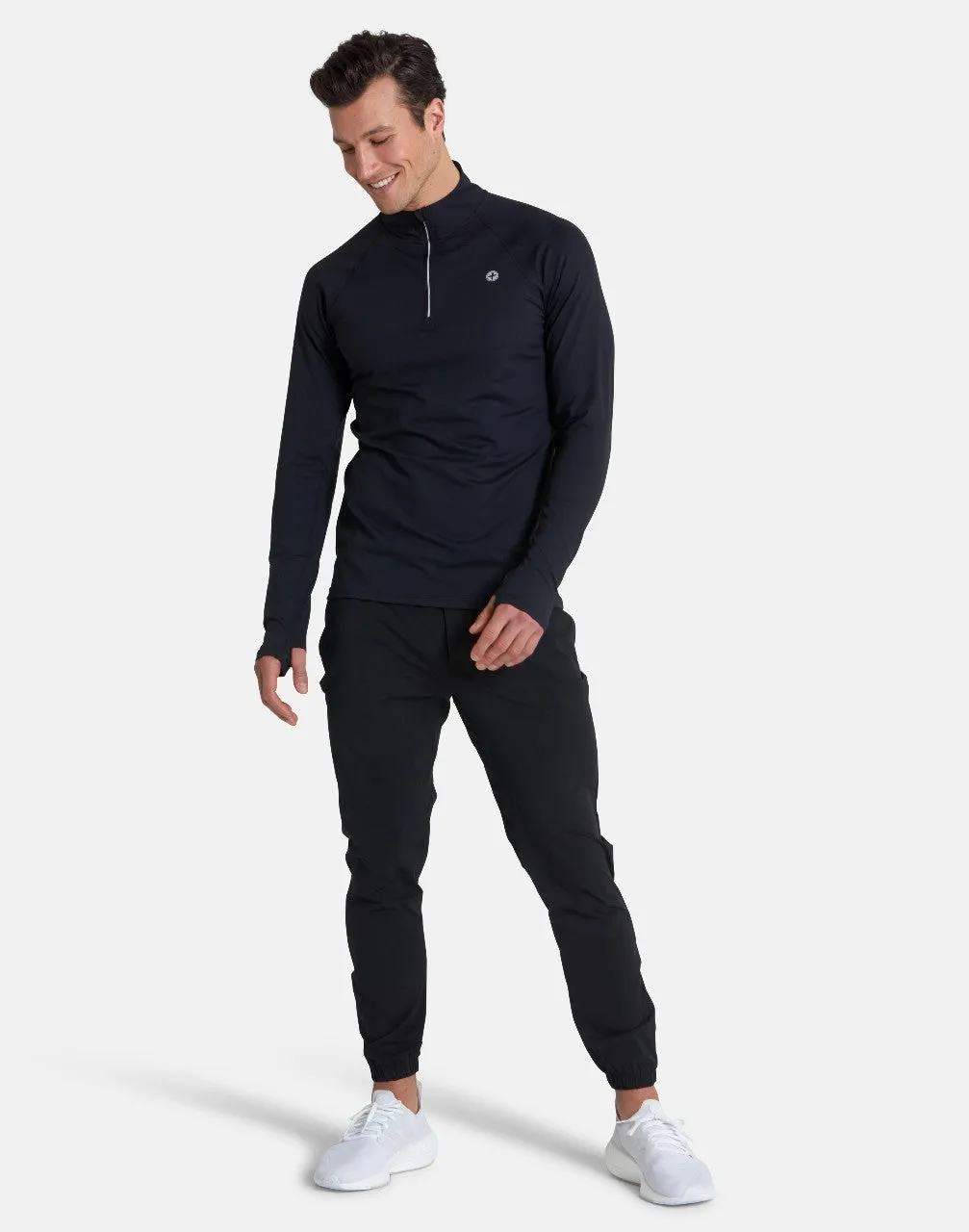 Gym Coffee Relentless Quarter Zip (Mens) - Black