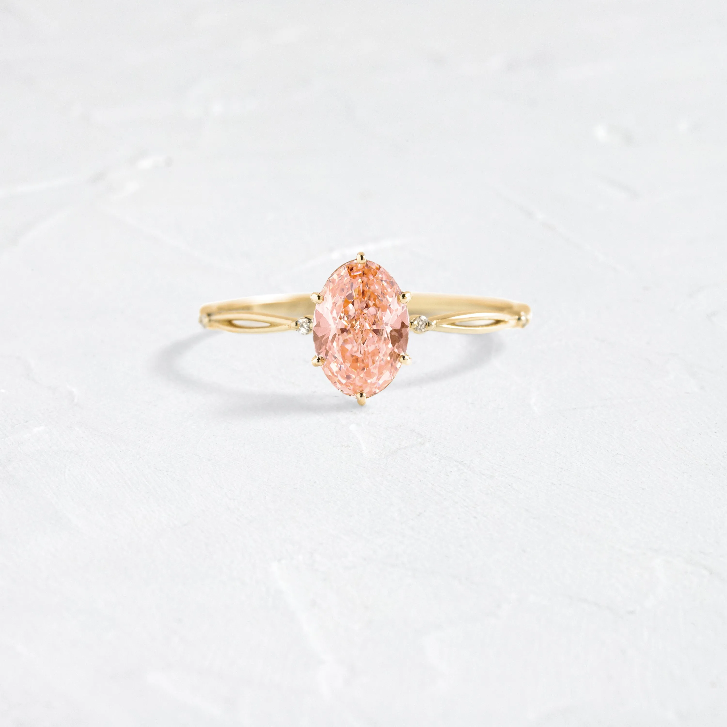 Hillside Ring, 1.02ct. Pink Diamond