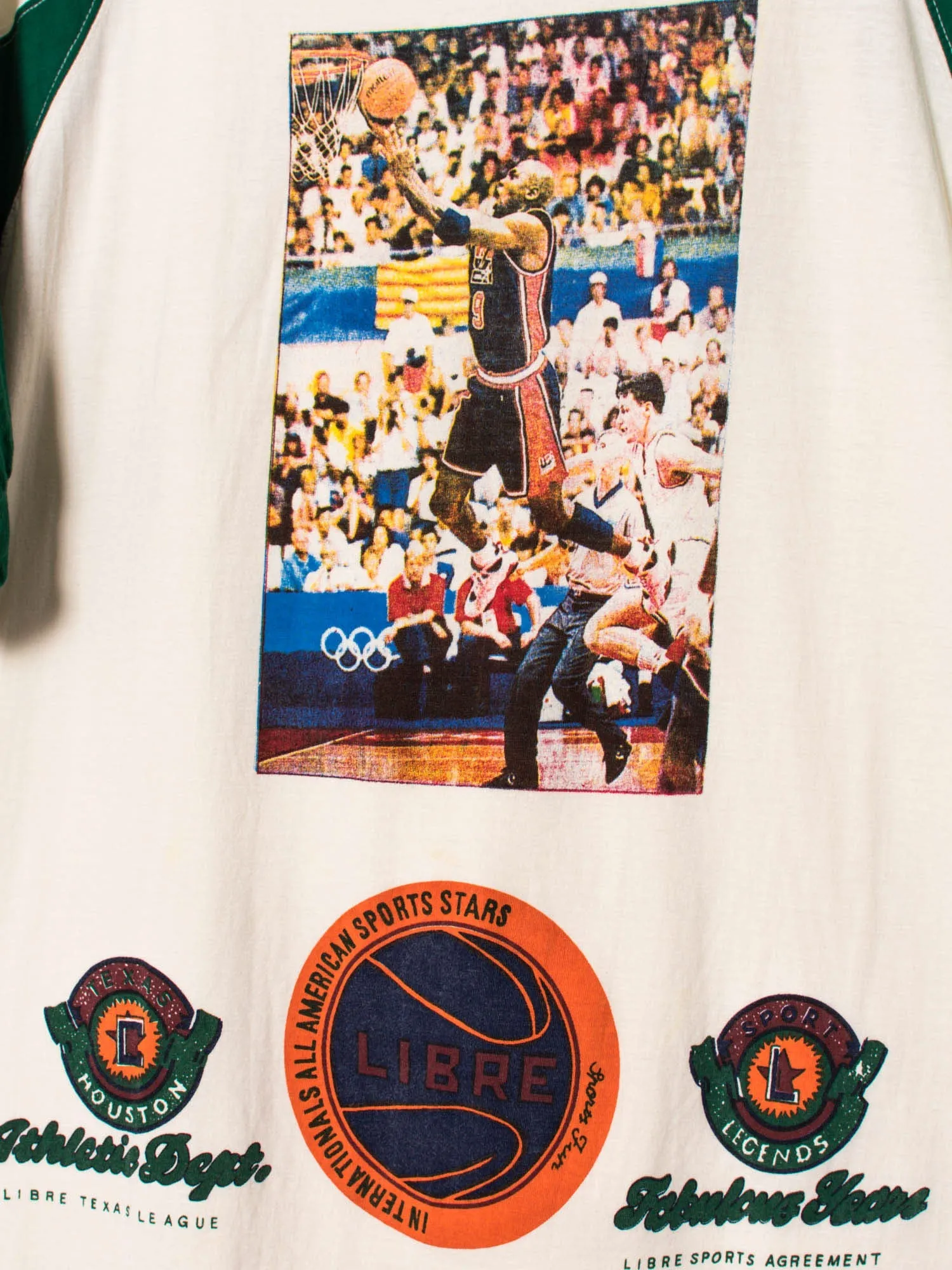 Jazzman Michael Jordan Internationals All American Sports Stars Retro Cotton Tee