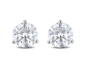 Lab-Grown Diamond 4ct. tw. Round Brilliant Solitaire Studs | White