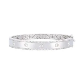 Le Vian Vanilla Diamond Oval Bangle in Vanilla Gold