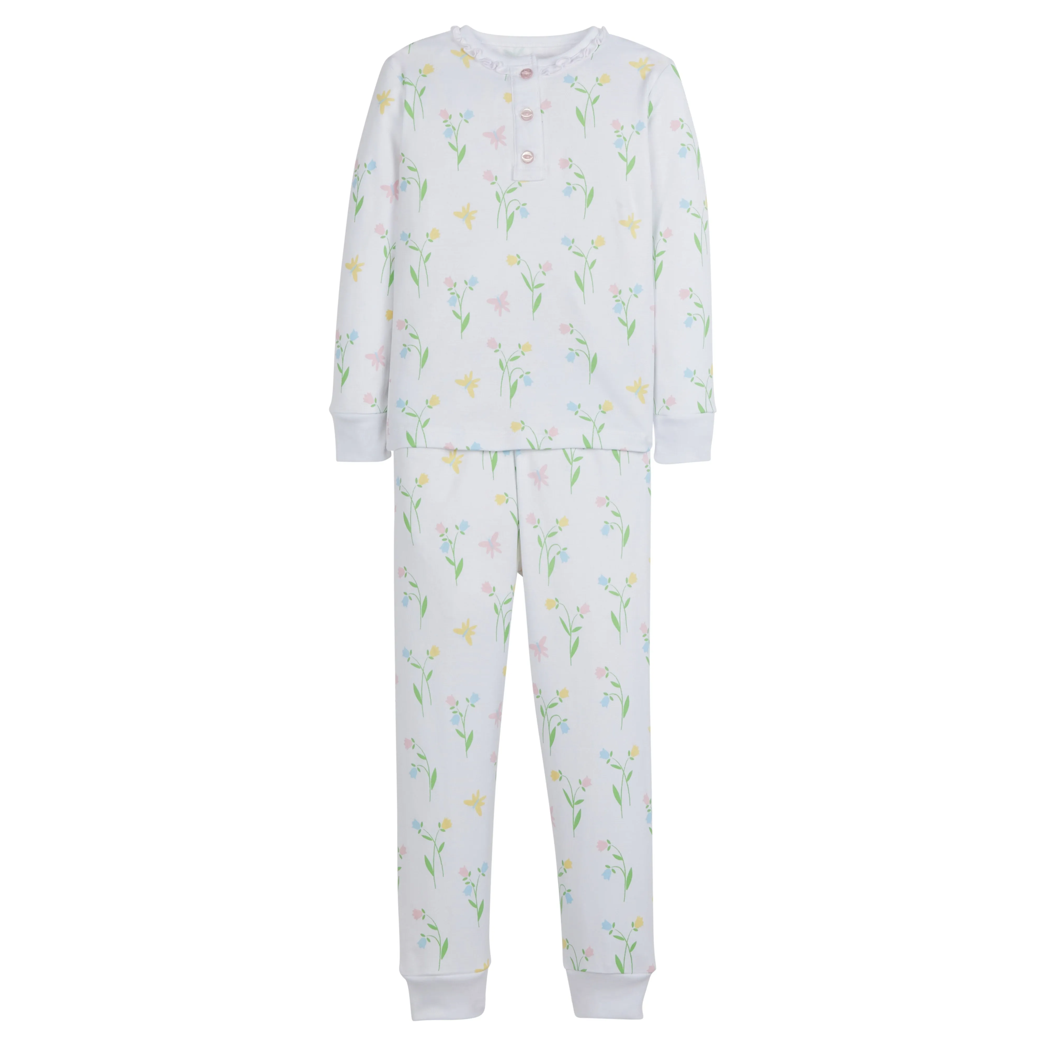 Little English - Kids Pajamas - Butterfly Garden