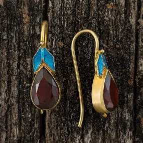 Lodewyk van Bercken Garnet Earrings