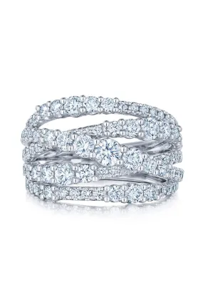 Lyric 5 Row Diamond Ring