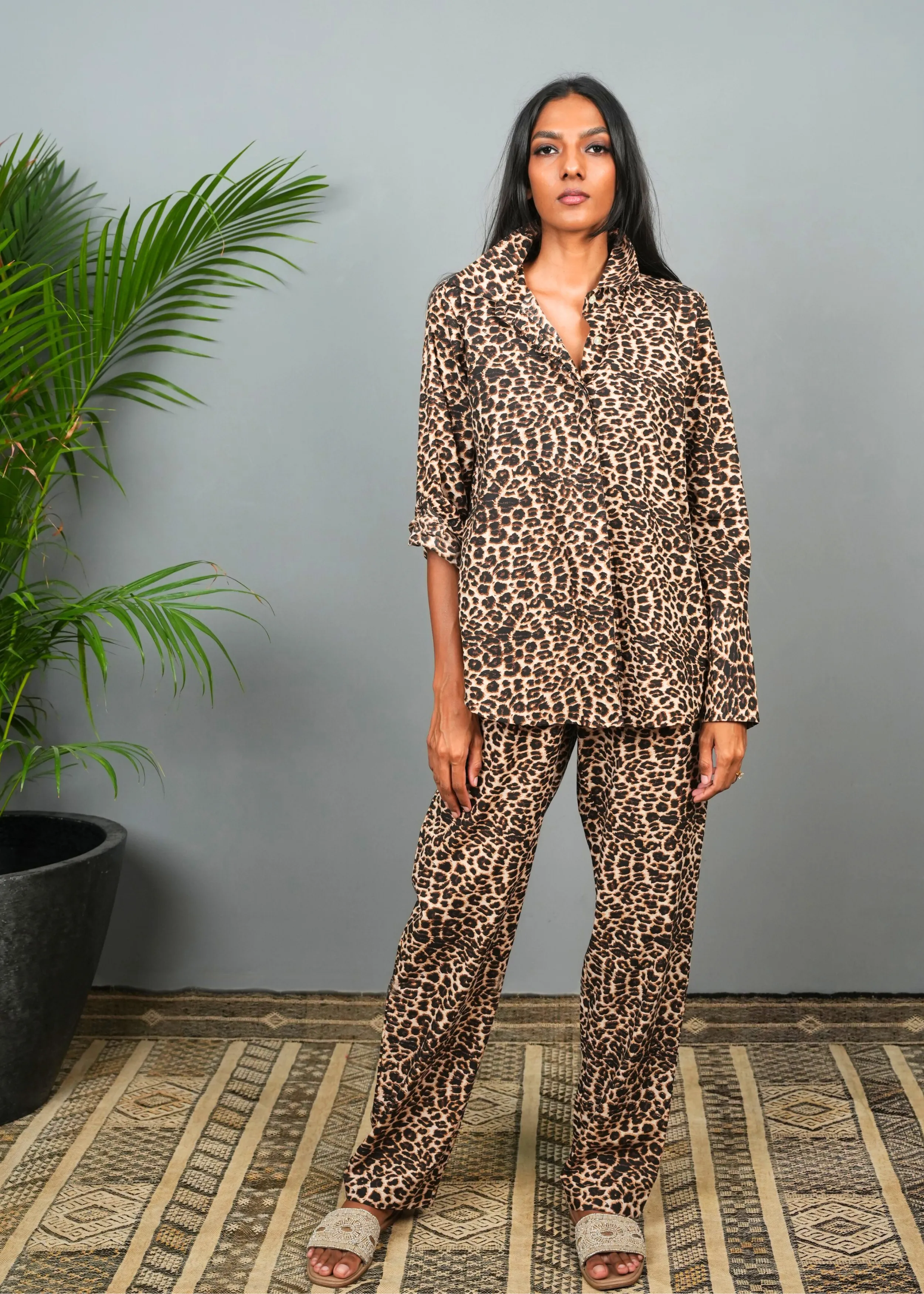 Marina 2pc Set - Leopard