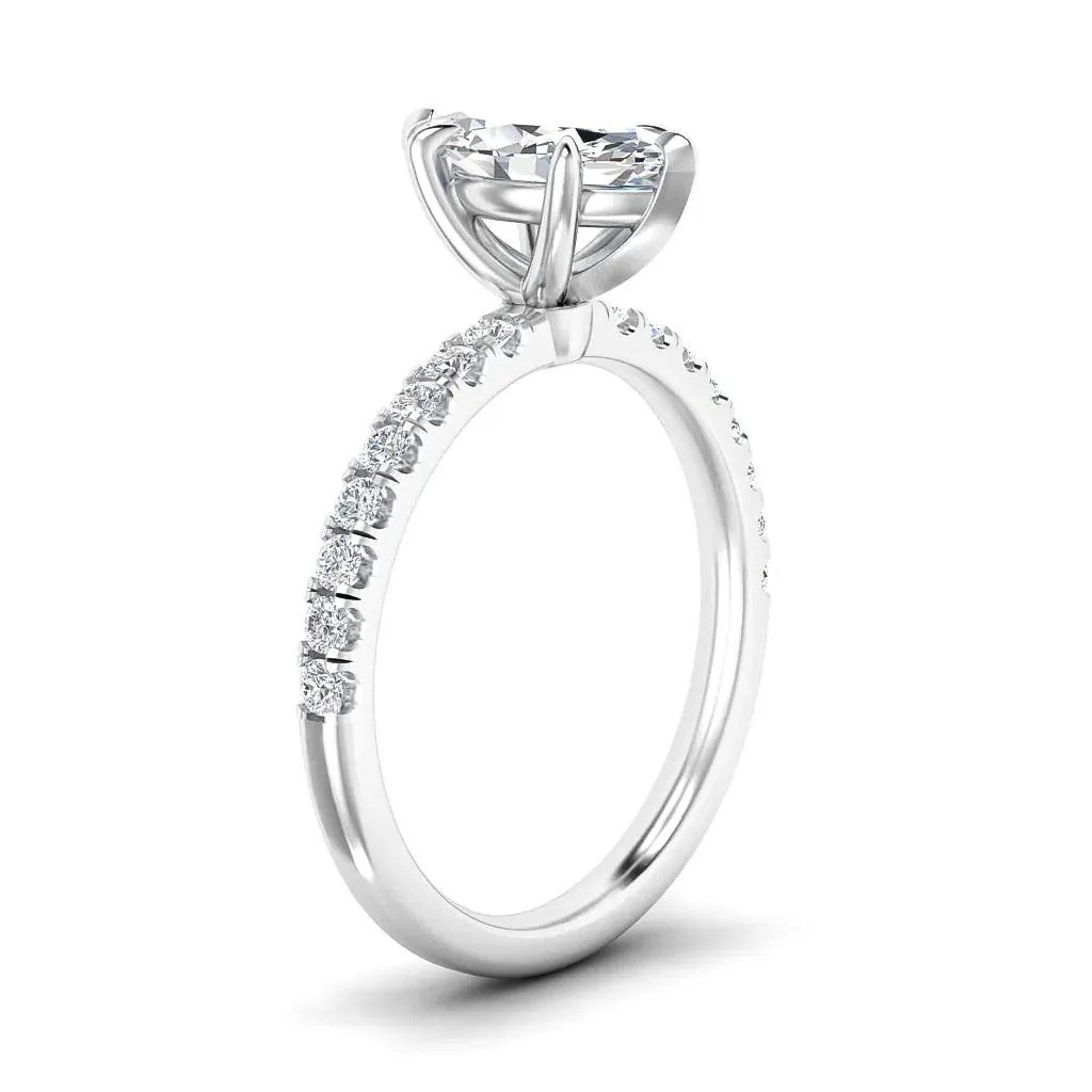 Millie - 18ct White Gold - Marquise