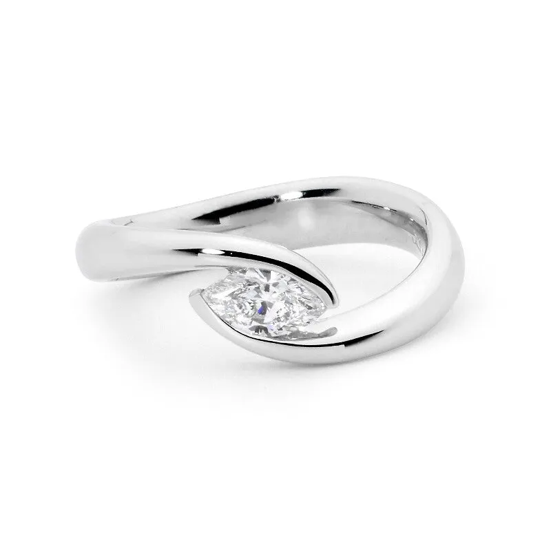 Minimalist Marquise Diamond ring