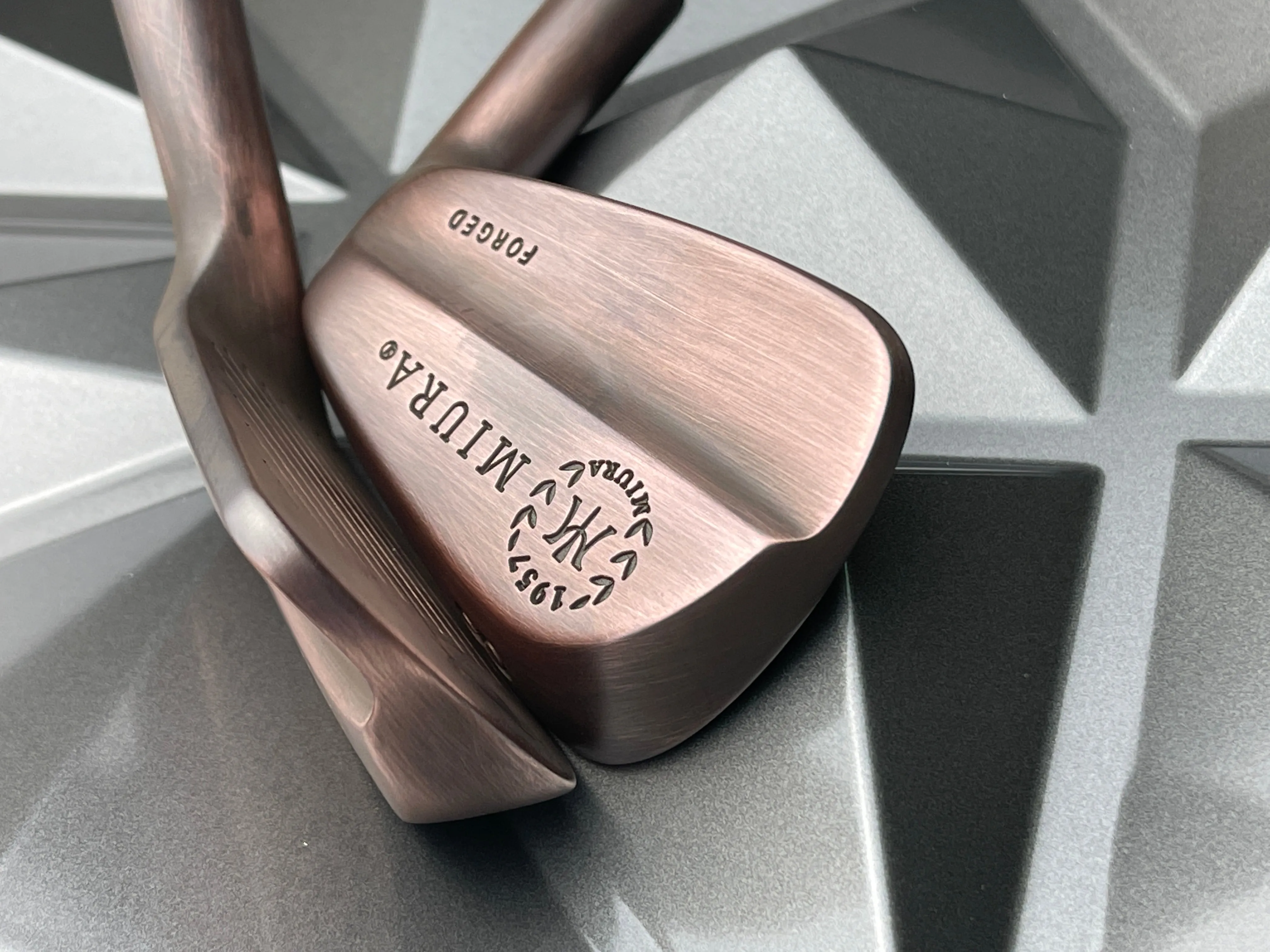 Miura Golf Irons Series 1957 Baby Blades Brushed as s Black Copper