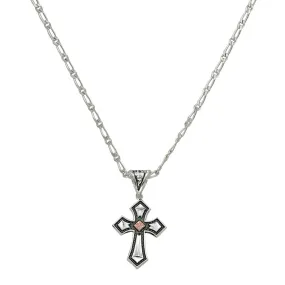 Montana Silversmiths Antique Copper Cross Necklace