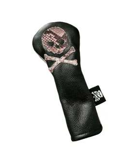 NEW! Snakeskin Skull & Bones leather Hybrid Headcover