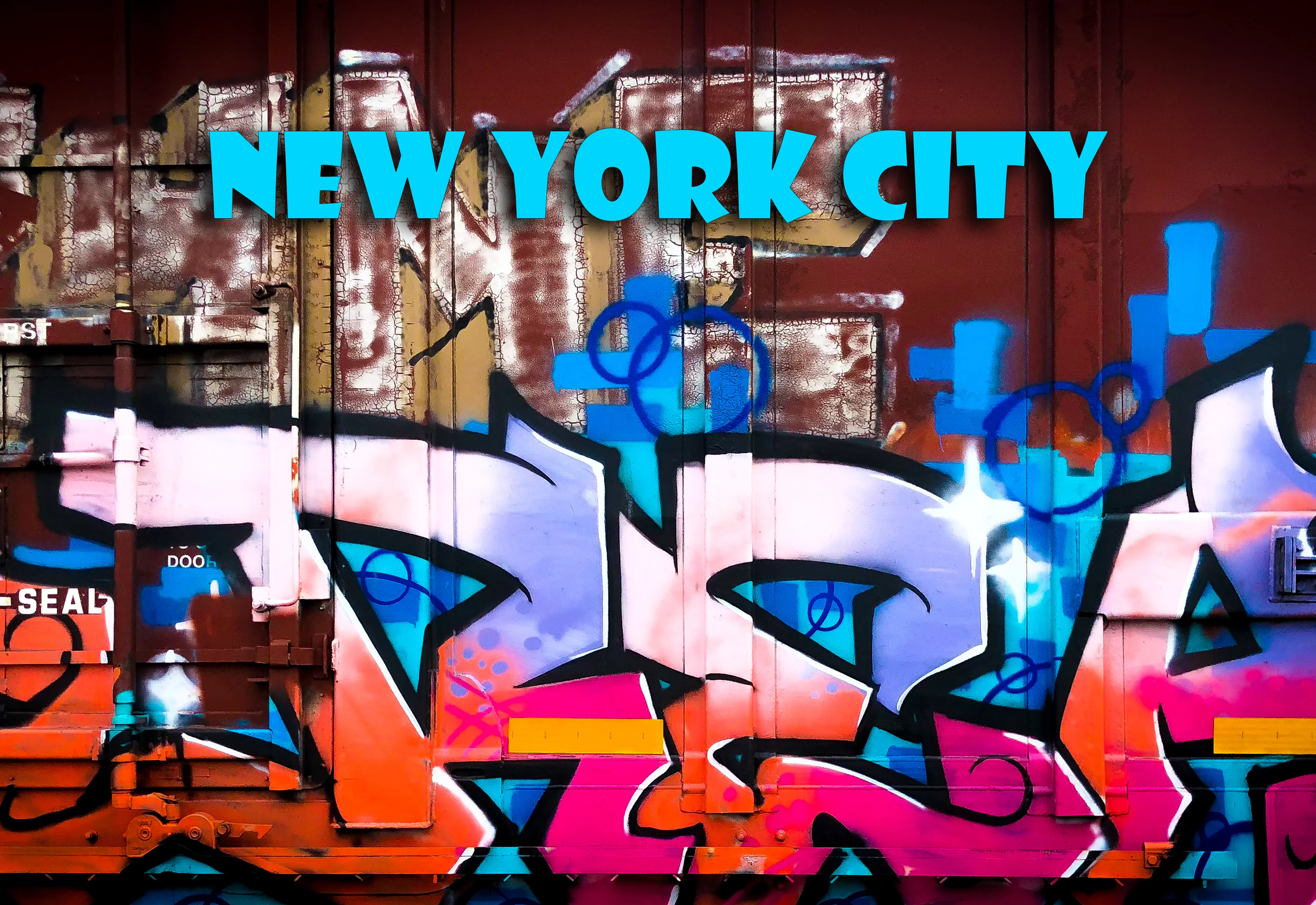 New York City Graffiti Art 2"x3" Photo Magnet