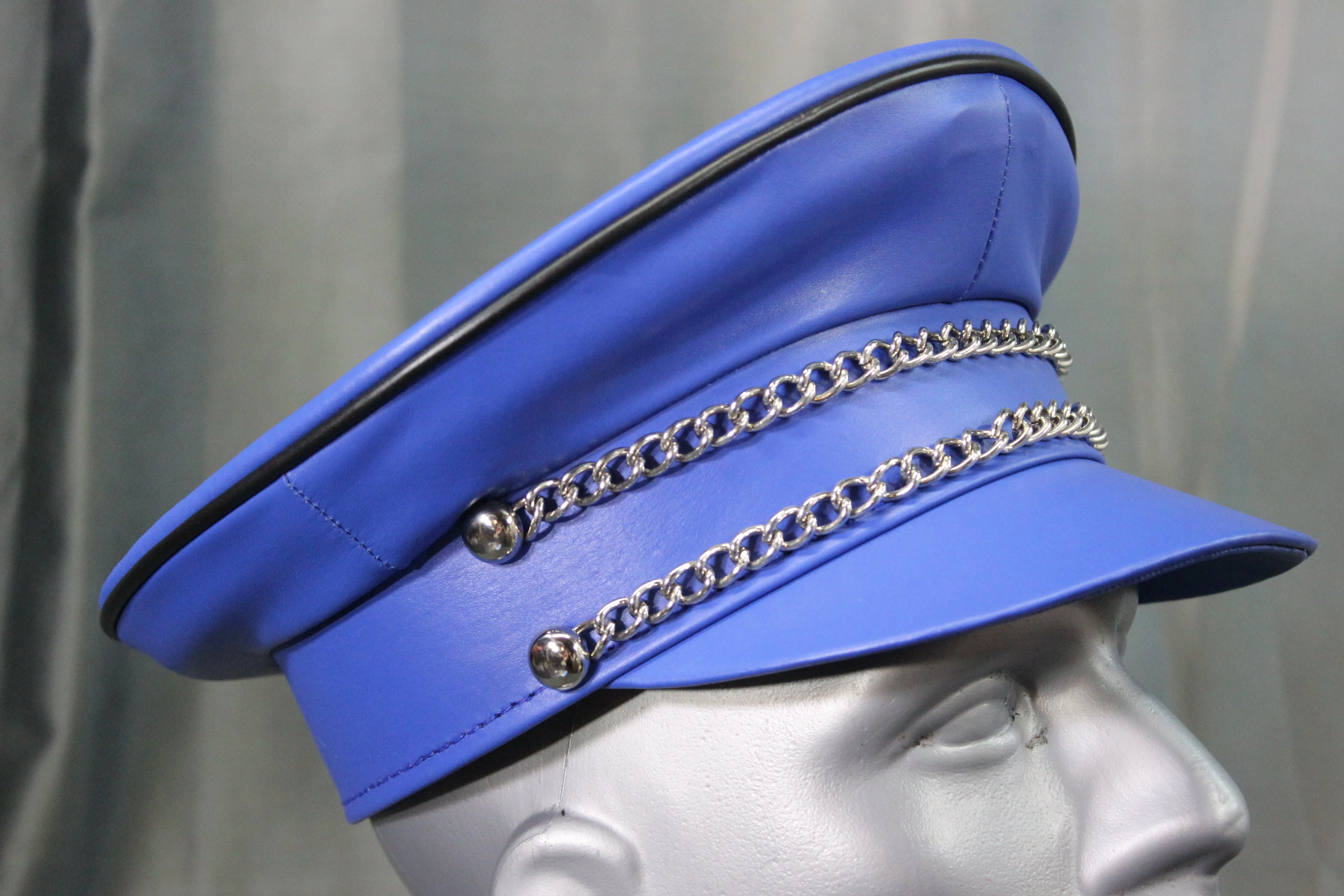 OnF Muir Cap in Blue with Black Trim