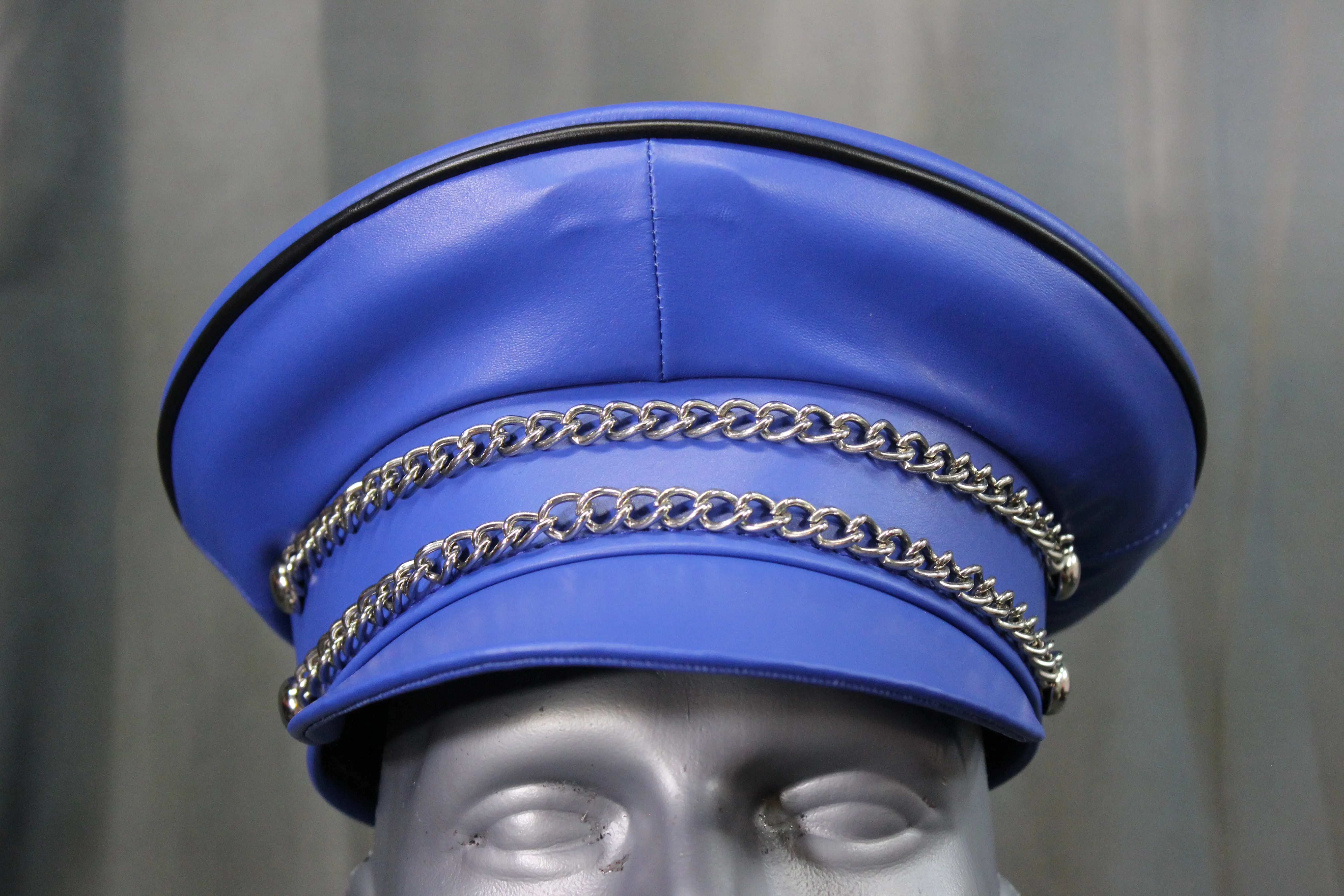 OnF Muir Cap in Blue with Black Trim