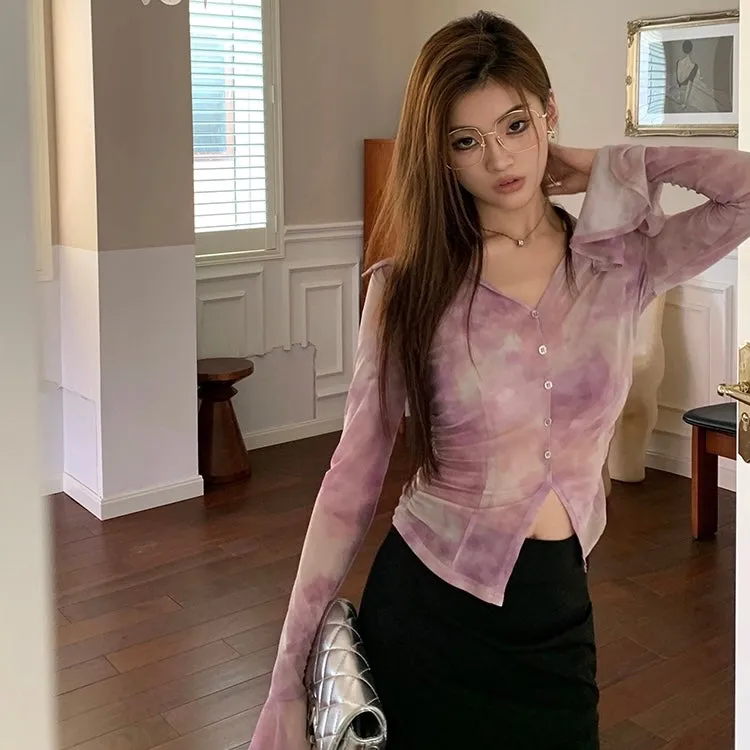 Pink Cloud Ombré Top