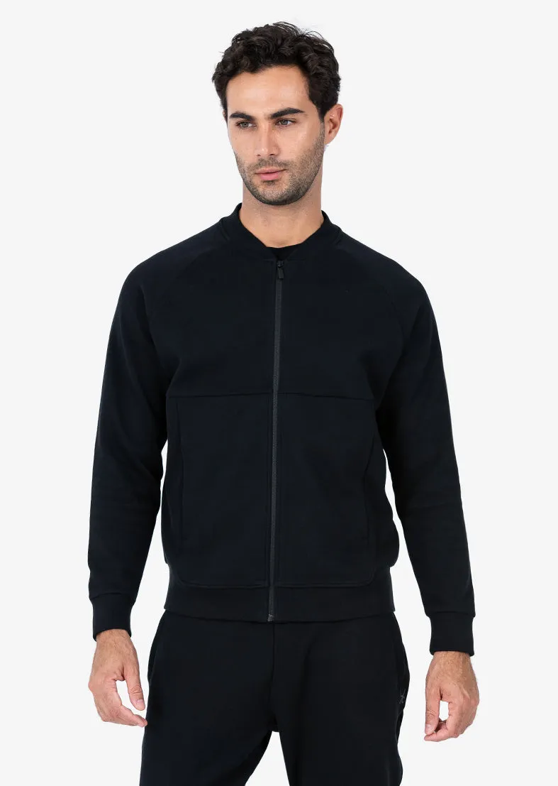 Premium Textured Bomber Black