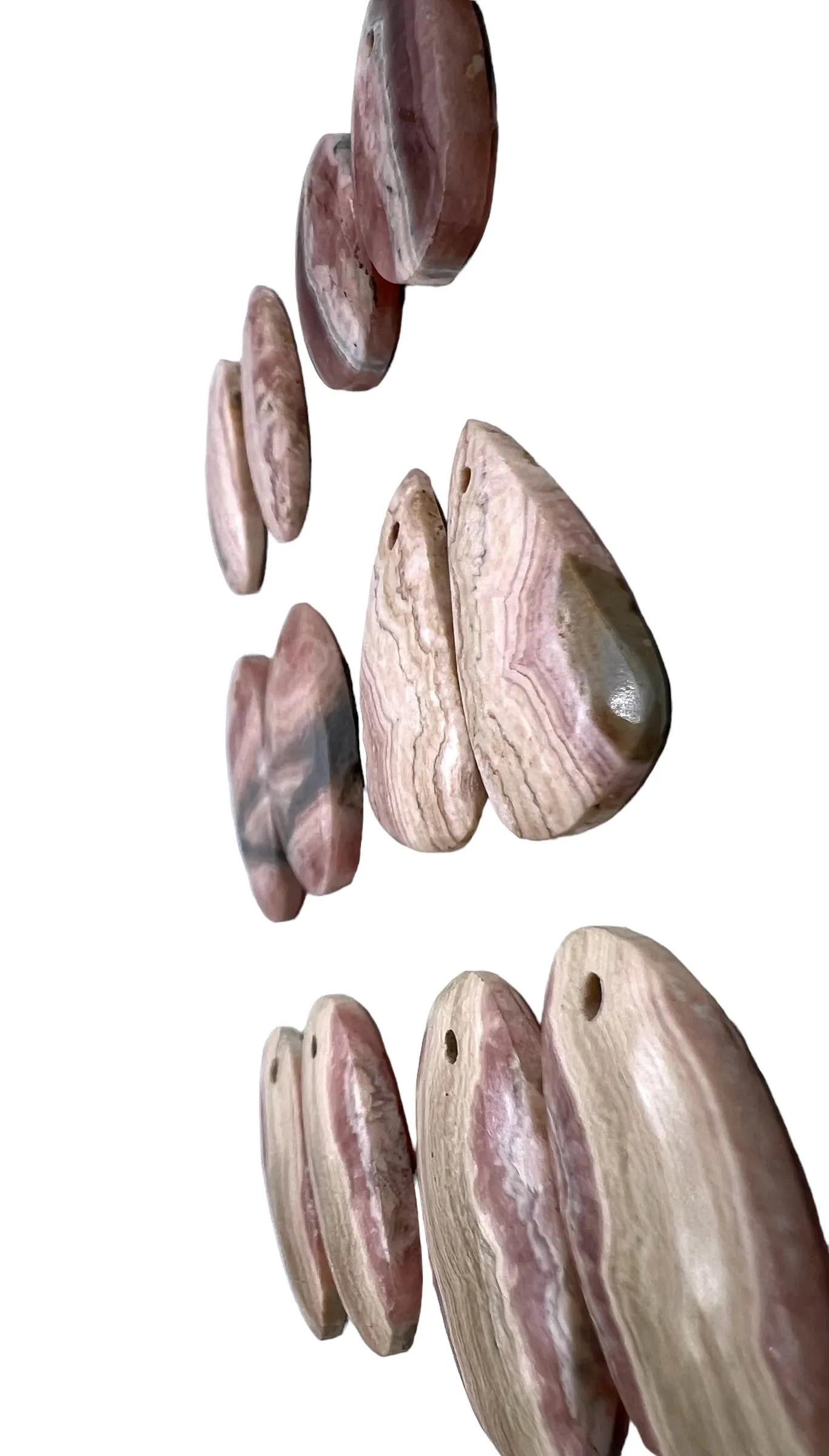 Rhorochrosite Bead Slab Pairs Various Shapes and sizes, Select One Pair