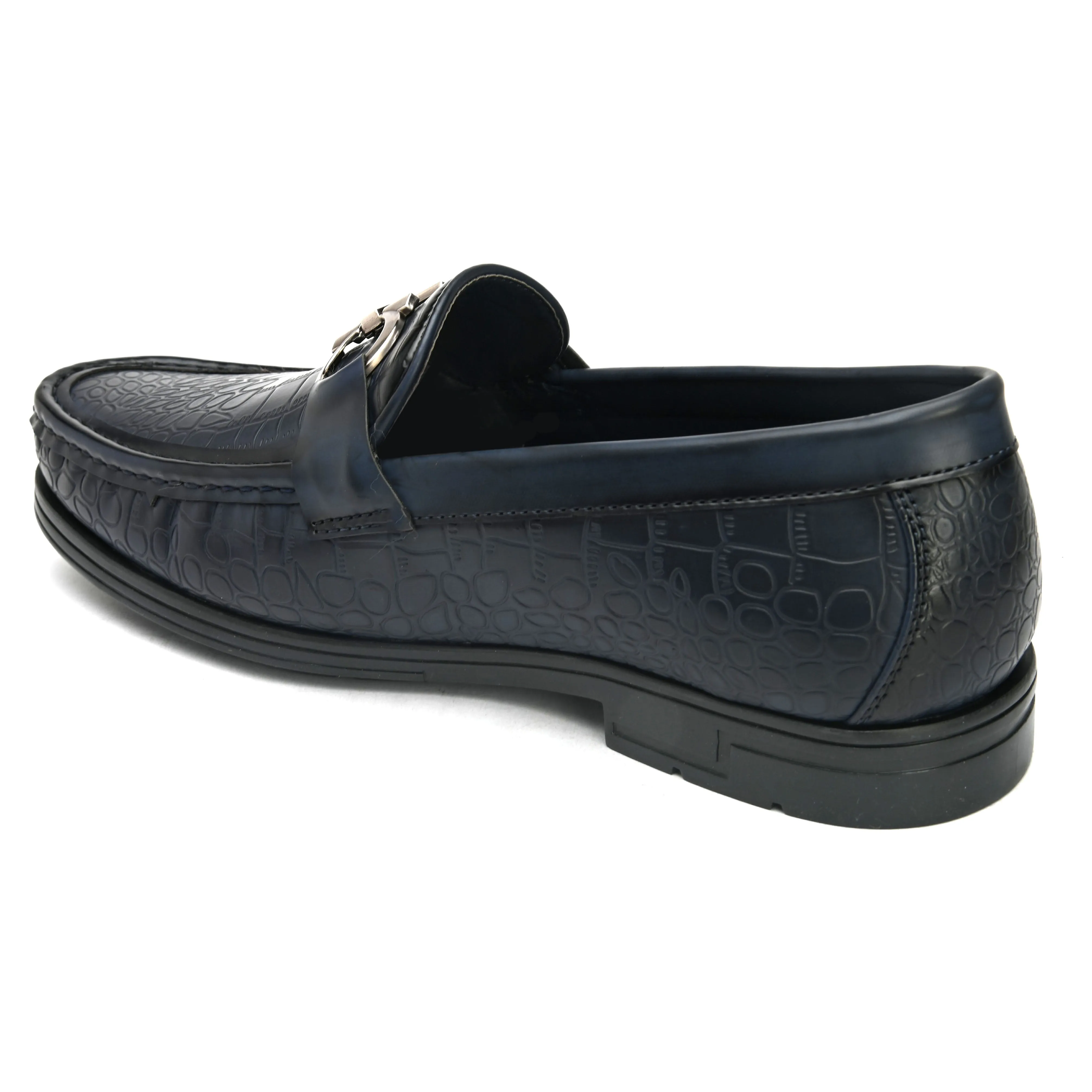 Topman Blue Buckle Loafers