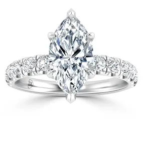 Violet - 18ct White Gold - Marquise