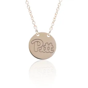 White or Yellow Gold University of Pittsburgh Women's Lacrosse Team Pendant Necklace