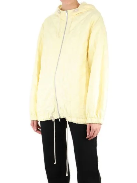 YELLOW QUILTED JACKET